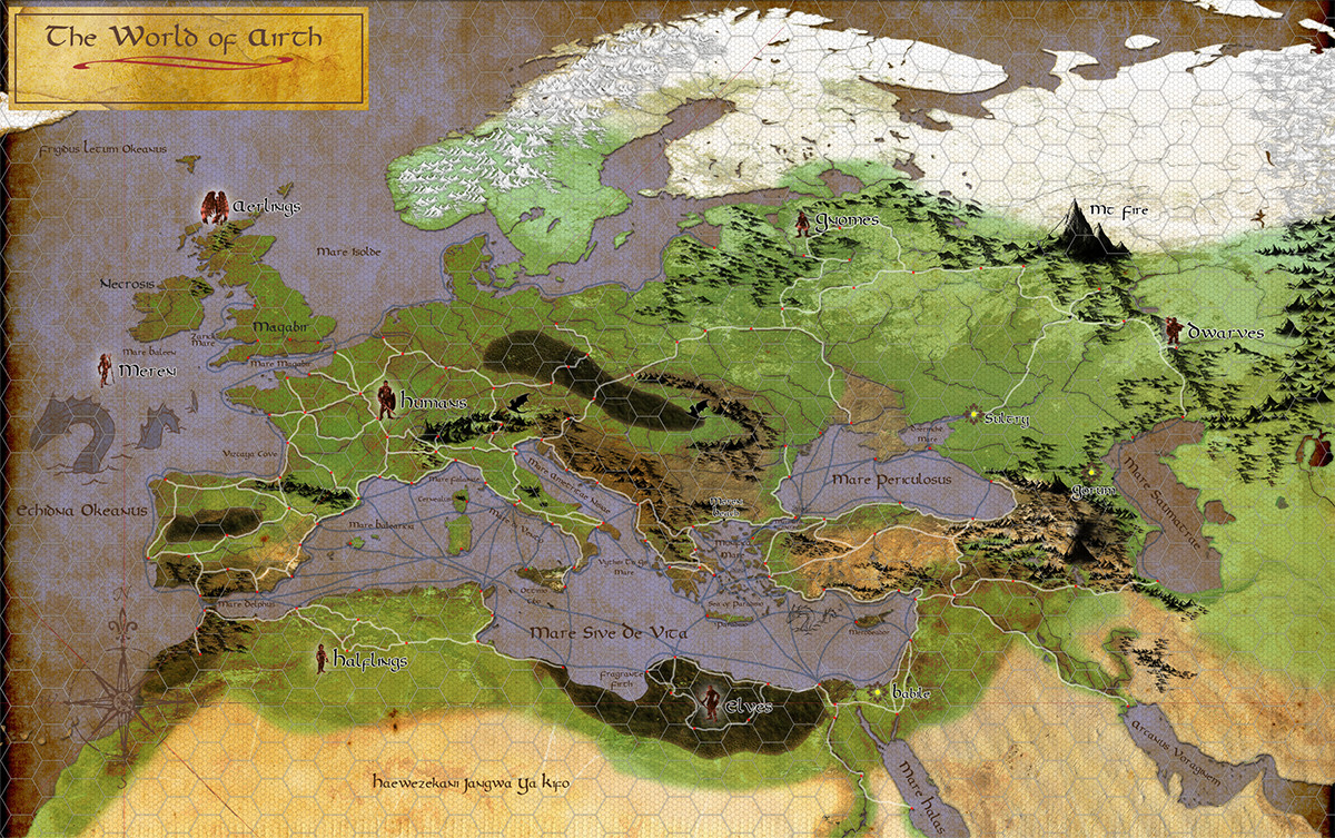 Airth World map